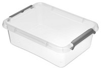 Opbergbox Keeper Lara 4,5 liter transparant