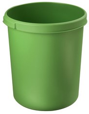 Papierbak Classic 30 liter met griprand groen