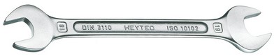 Steeksleutel dubbel Heytec verchroomd 11 & 13mm