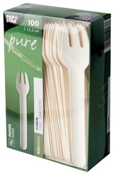 Vork Papstar Pure 155mm papier 100 stuks