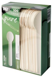 Lepel Papstar Pure 155mm papier 100 stuks