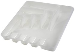 Bestekbak Keeeper Pablo 39,5x37x50cm 7-vakken wit