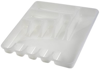 Bestekbak Keeeper Pablo 39,5x37x50cm 7-vakken wit