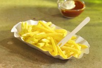 Frietbakje Papstar Pure 90x160x30mm wit 250 stuks-2