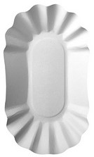 Frietbakje Papstar Pure 105x175x30mm wit 250 stuks