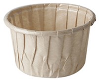 Bakvorm STARPAK Pure 70mm rond wit 50 stuks