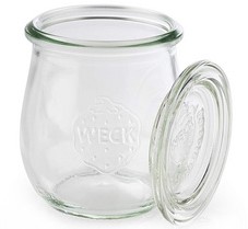 Weckpot APS Tulp glas met deksel 75ml 12 stuks