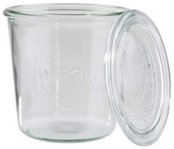 Weckpot APS glas met deksel 80ml 12 stuks