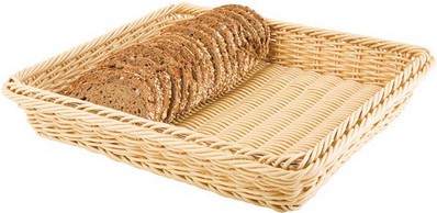 Broodmand APS recht 335x285x105mm beige