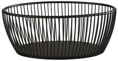 Broodschaal APS Svart ovaal 200x150mm zwart-2