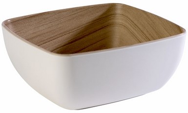 Schaal APS Frida vierkant 1,00l wit