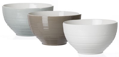 Kom R&B Suomi rond cremewit 2 stuks