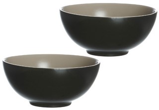 Kom R&B Morelia rond zwart 2 stuks