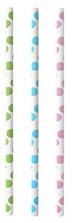 Rietje Dots 200mm papier assorti 25 stuks