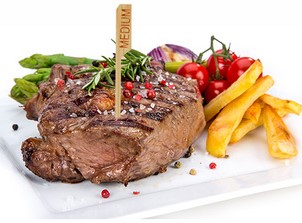 Spiesje Papstar "Rare" bamboe 90mm 250 stuks-2