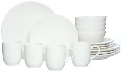 Serviesset R&B Lund wit 16-delig