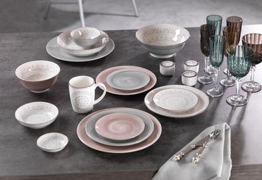 Serviesset R&B Valencia roze 16-delig-2