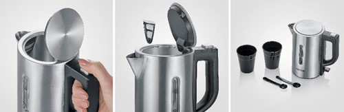 Waterkoker Severin WK 3647 0,5L 1100W zilver-2