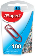 Paperclip Maped 25mm 100stuks assorti