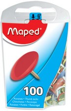 Punaises Maped 100stuks assorti