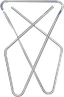 Vlinderclip Wonday vernikkeld 30x40mm 100stuks-2