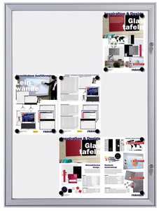 Binnenvitrine moeilijk ontvlambaar