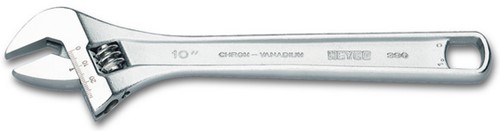 Engelse sleutel Heytec verchroomd 255mm