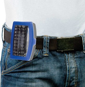 Bitset Heytec verchroomd set van 31 stuks-2