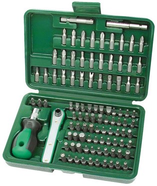 Bitset Bruder Mannesmann set van 99 stuks