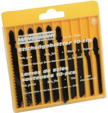 Reserve zaagjes Bruder Mannesmann tbv decoupeerzaag 10-delig