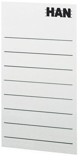 Etiket Han 94100 voor tijdschriftencasstte 8 stuks