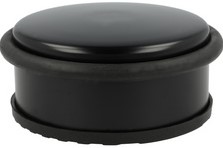 Deurstopper Westcott metaal 100mm 1200gr zwart