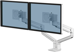 Monitorarm Fellowes Tallo Modular compact dubbel wit