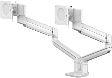 Monitorarm Fellowes Tallo Modular compact dubbel wit-2