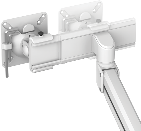 Monitorarm Fellowes Tallo Modular compact dubbel wit-3
