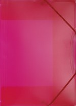 Elastomap Folia A4 3 kleppen PP assorti-3