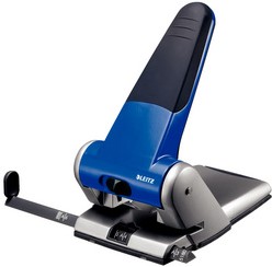 Perforator Leitz Heavy Duty 5180 2-gaats 65vel blauw