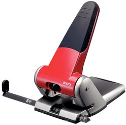 Perforator Leitz Heavy Duty 5180 2-gaats 65vel rood