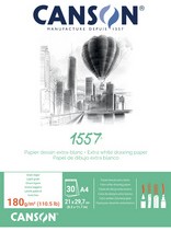 Tekenblok Canson 1557 A3 30v 180gr