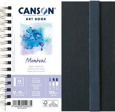 Tekenboek Canson Art Book Montval 20x20cm 24v 300gr spiraal