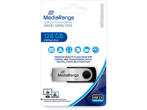 USB-stick 2.0 MediaRange 128GB
