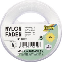 Nylondraad Folia 0.50mm 100meter