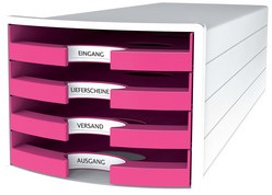 Ladenblok Han Impuls 2.0 4 laden wit/roze