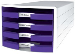 Ladenblok Han Impuls 2.0 4 laden wit/lila