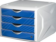 Ladenblok Helit the Chameleon Blue Knight blauw