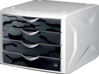 Ladenblok Helit the Chameleon Dark Hexagon zwart