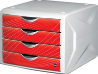 Ladenblok Helit the Chameleon Red Rook rood