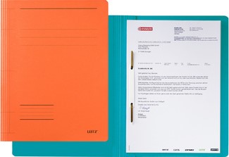 Snelhechter Leitz 3003 A4 250gr karton blauw-2