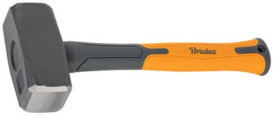 Vuisthamer Bradas 1.000gr antraciet/oranje