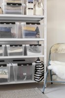 Opbergbox Smartstore 31 liter 500x390x260mm transparant/zwart-2
